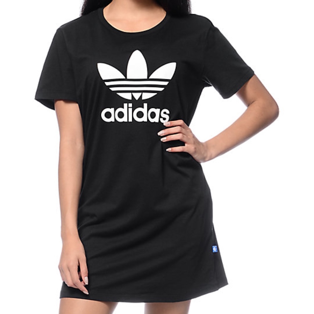 DISCOUNTED SHIPPING Adidas Trefoil t-shirt dress - Picture 5 of 7